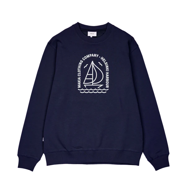 makia-unisex-collegepaita-regatta-sweatshirt-tummansininen-1
