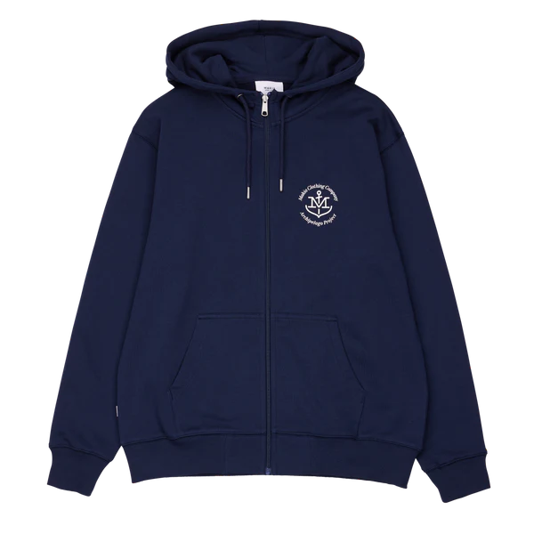 makia-unisex-huppari-a-project-hooded-zip-sweatshirt-tummansininen-1