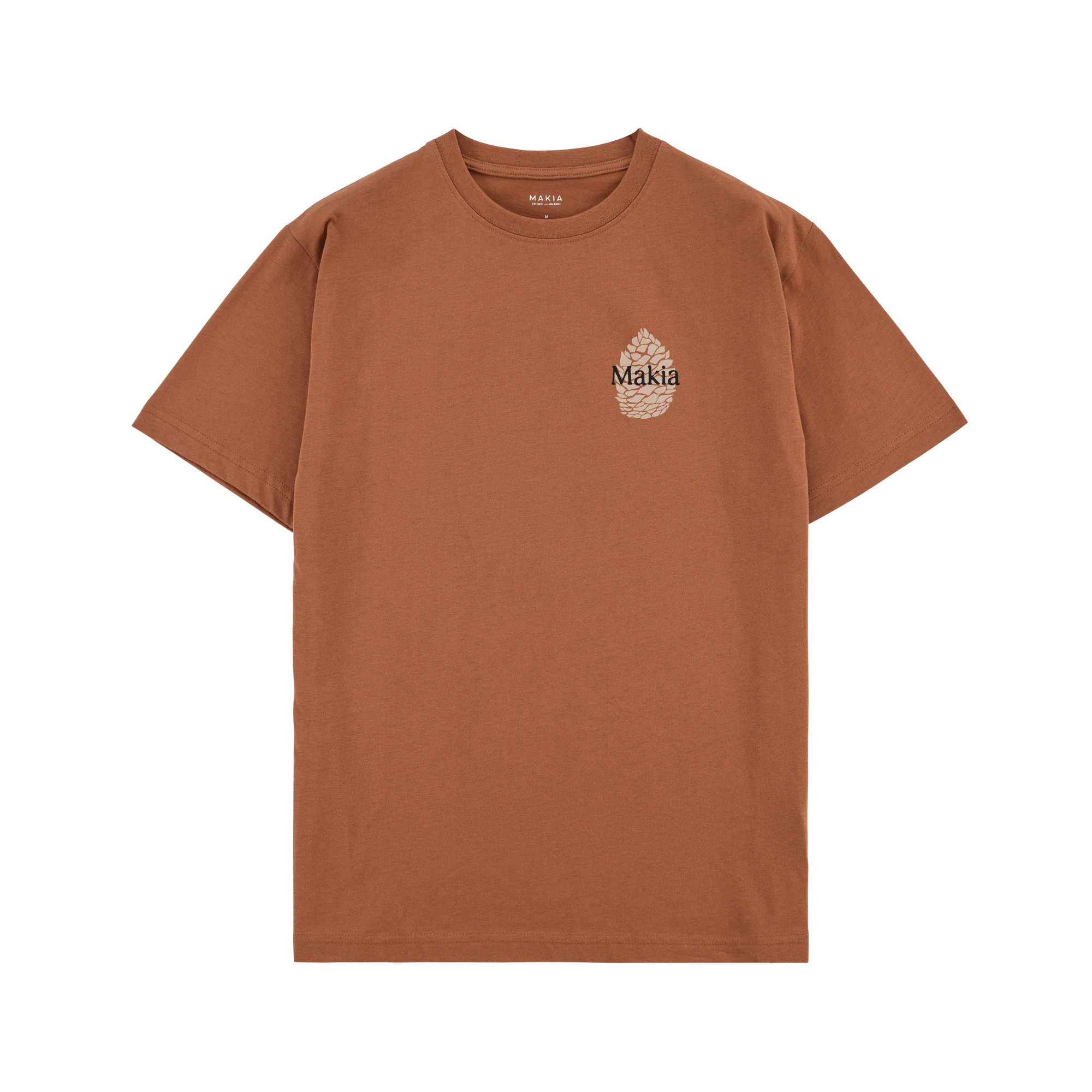 makia-unisex-t-paita-cones-t-shirt-poltettu-oranssi-1