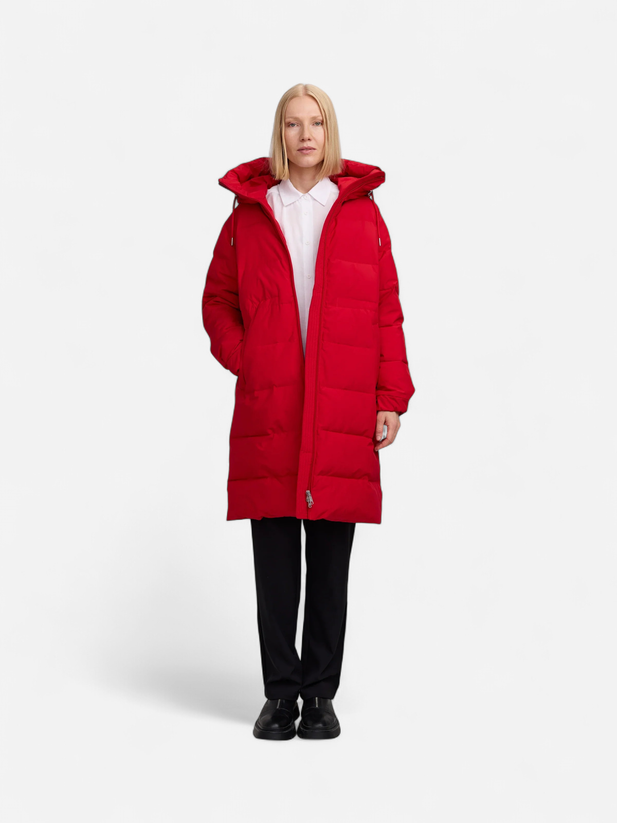 Makia naisten parkatakki Maren Parka, punainen - Kekäle.fi
