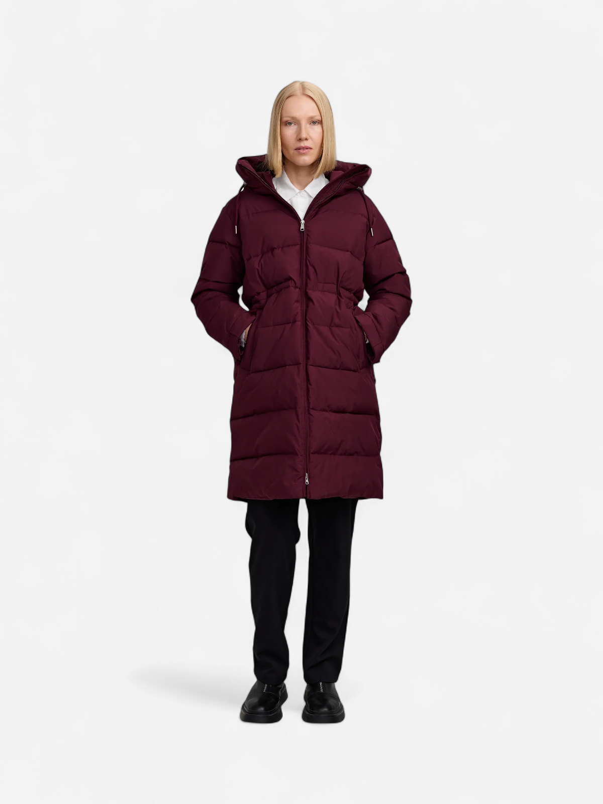 Makia naisten parka Maren Parka, viininpunainen - Kekäle.fi