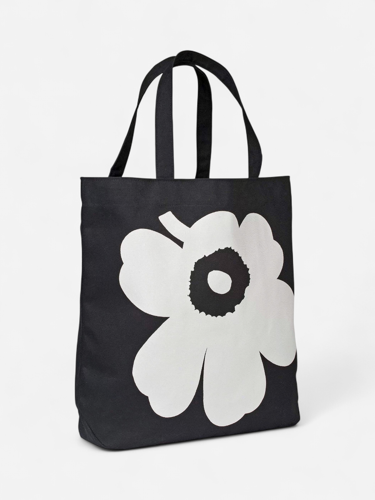 Marimekko Kangaslaukku, Torna Unikko Musta Kuosi - Kekäle.fi