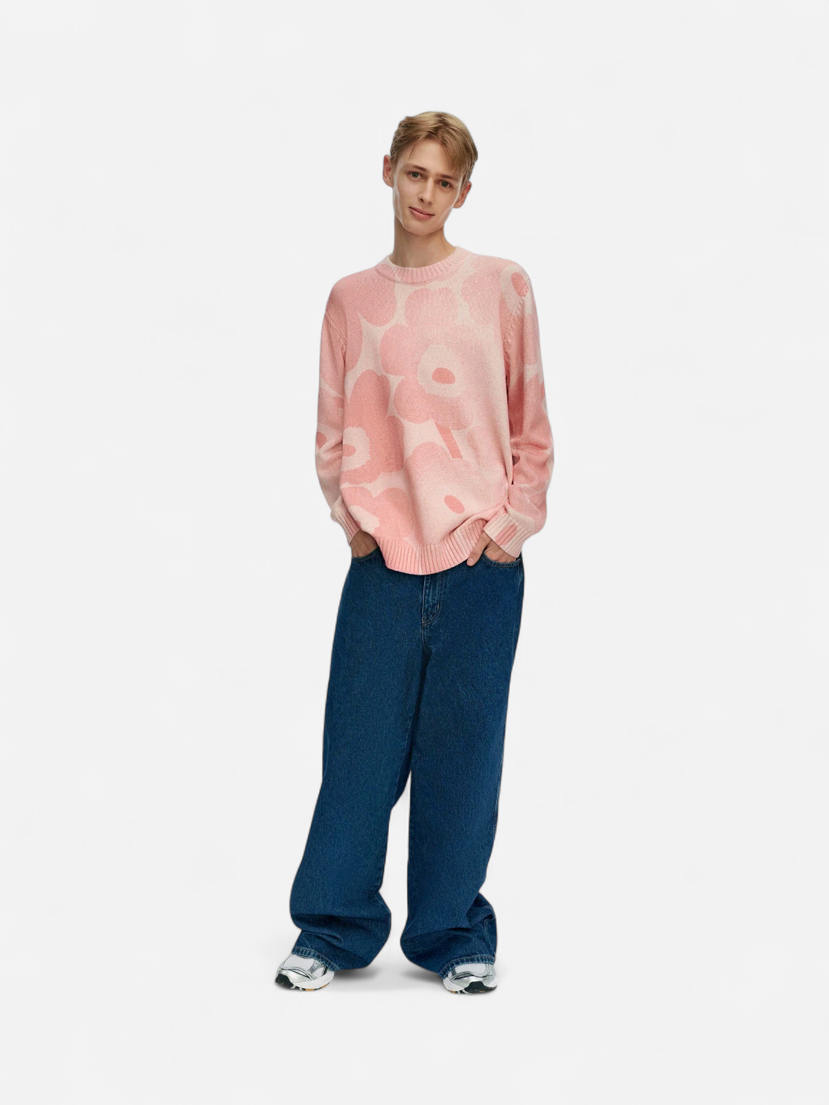 Marimekko unisex neulepusero, PUUTERI UNIKKO KIOSKI N Vaaleanpunainen Kuosi - Kekäle.fi
