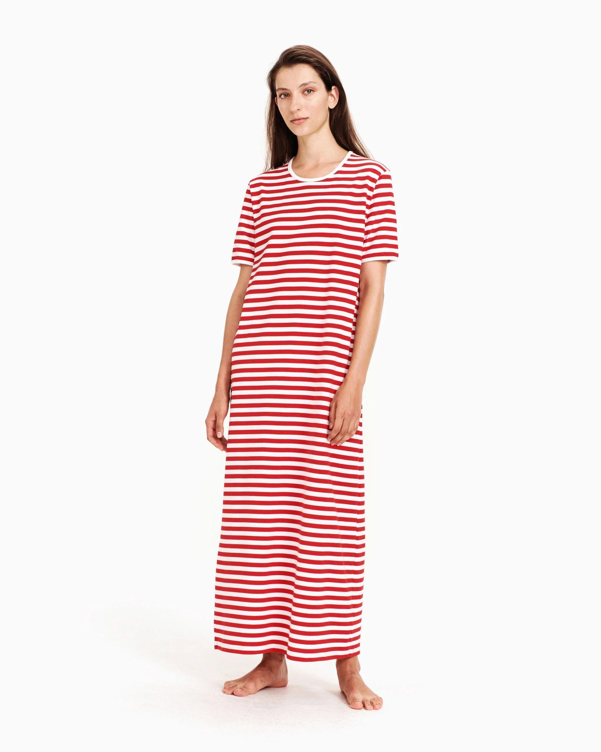 marimekko-naisten-yopaita-hetta-raidallinen-punainen-1
