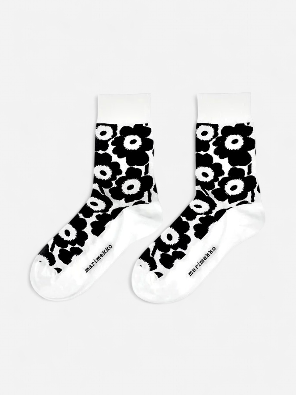 Marimekko Unikko Sukat Musta Kuosi - Kekäle.fi