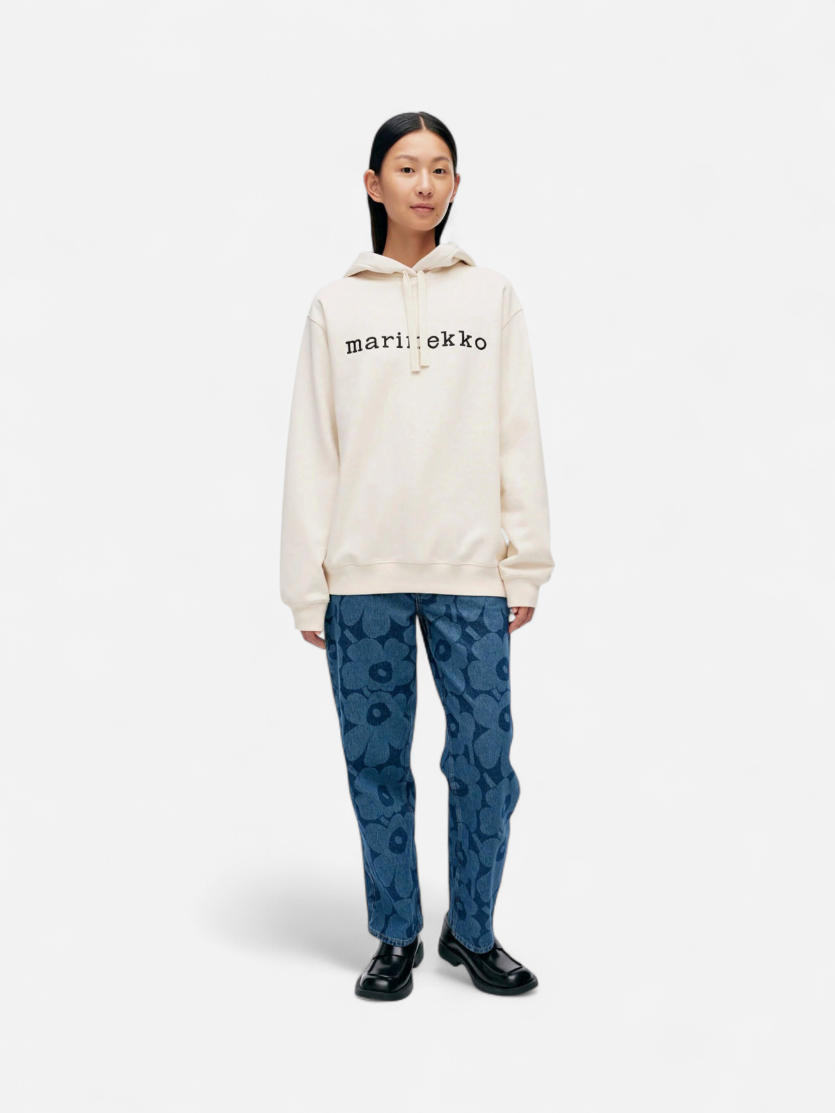 Marimekko unisex huppari, TERMI LOGO PLACEMENT  Beige - Kekäle.fi