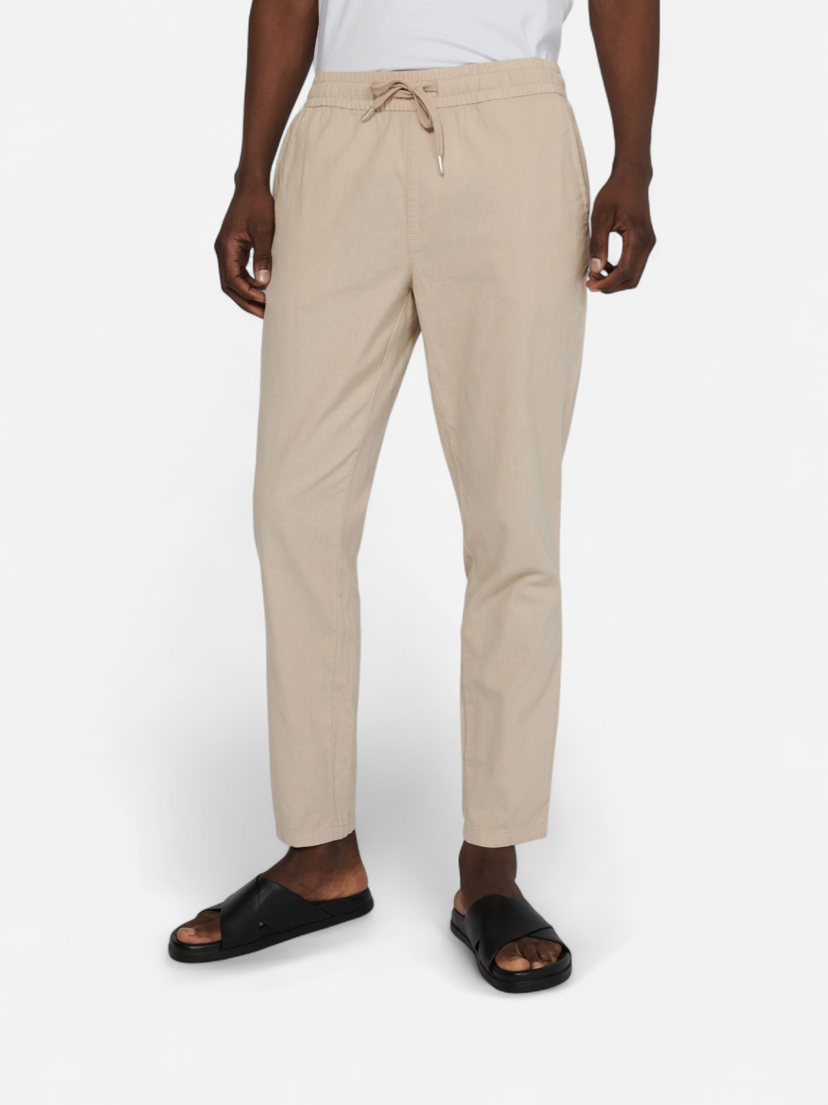Matinique miesten housut Barton Pant Linen Cotton, kitti - Kekäle.fi