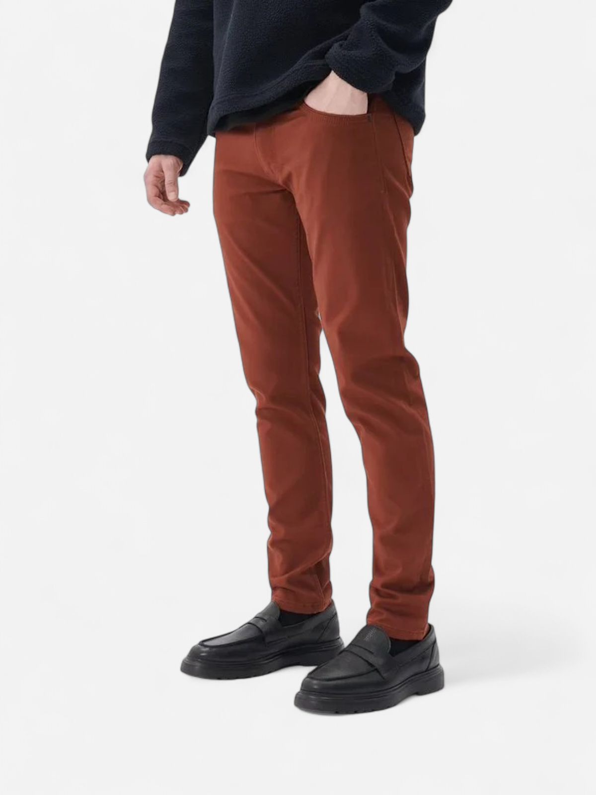 Matinique Miesten Housut  PETE 5-POCKET Cambridge Brown - Kekäle.fi