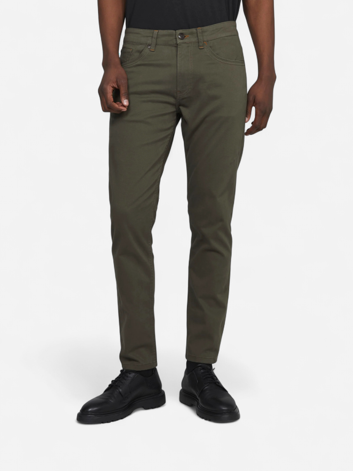 Matinique Miesten Housut  PETE 5-POCKET Olive Night - Kekäle.fi