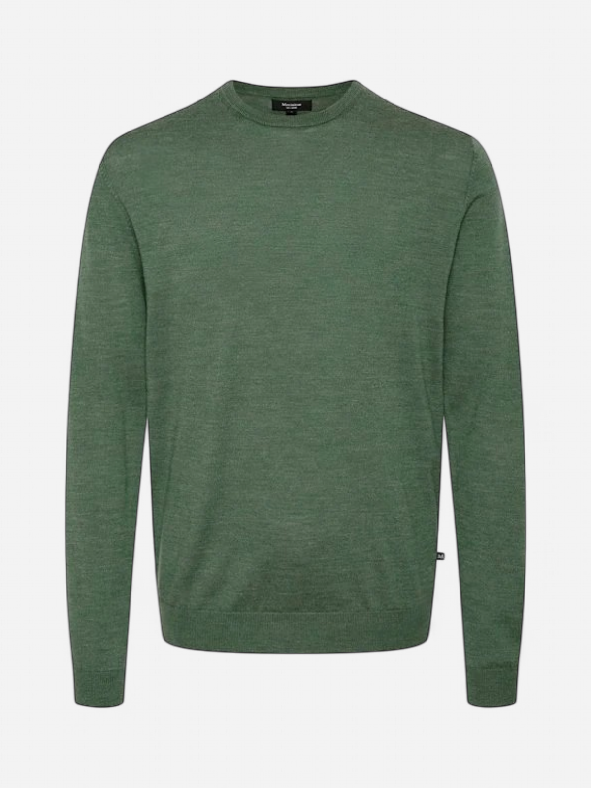 MATINIQUE Miesten Neulepusero, MARGRATE MERINO NOS Duck Green Melange - Kekäle.fi