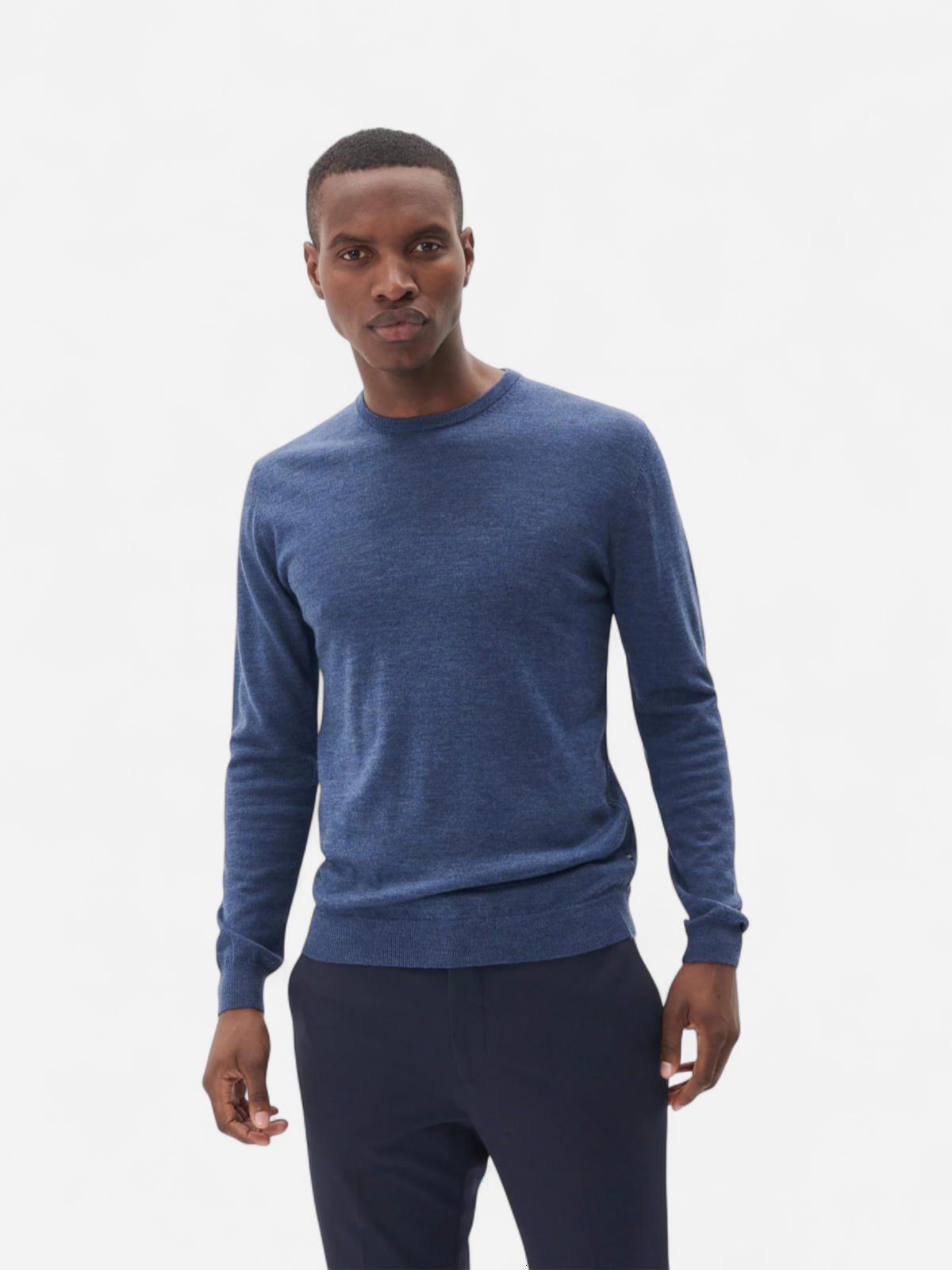 MATINIQUE Miesten Neulepusero, MARGRATE MERINO NOS Vintage Blue - Kekäle.fi