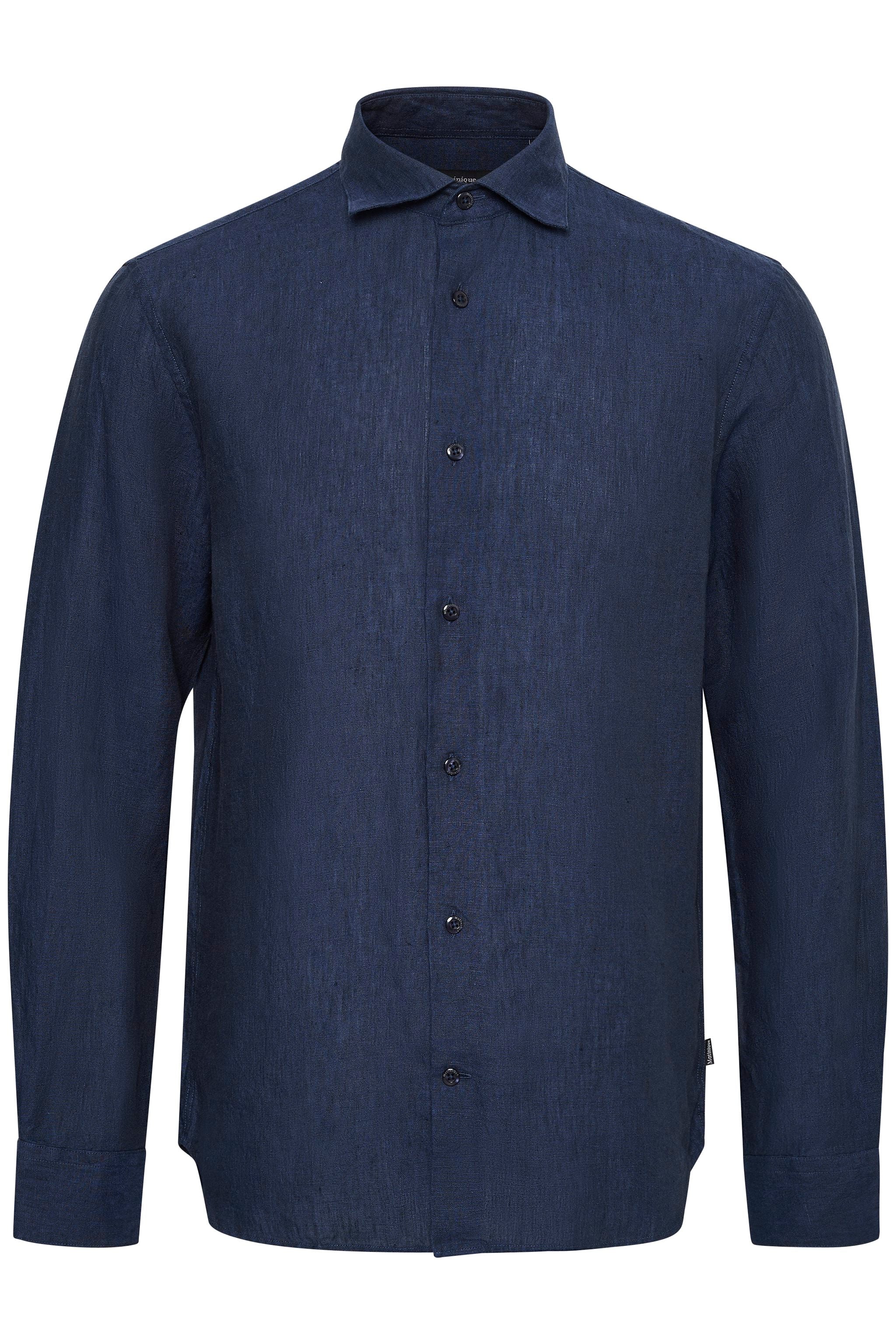 matinique-miesten-pellavapaita-marc-short-linen-tummansininen-5