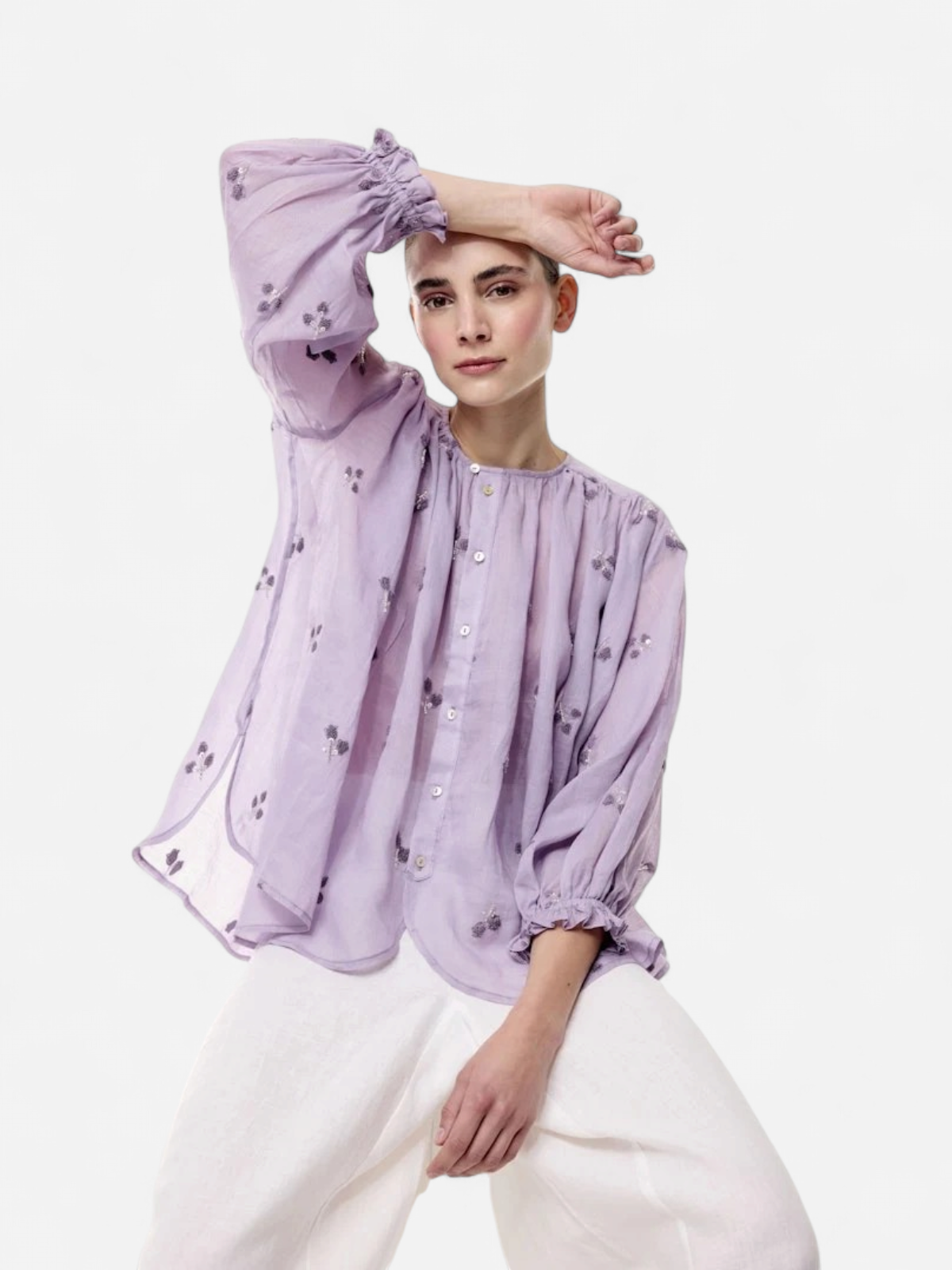 JcSophie naisten pusero Maven Blouse, Violetti - Kekäle.fi