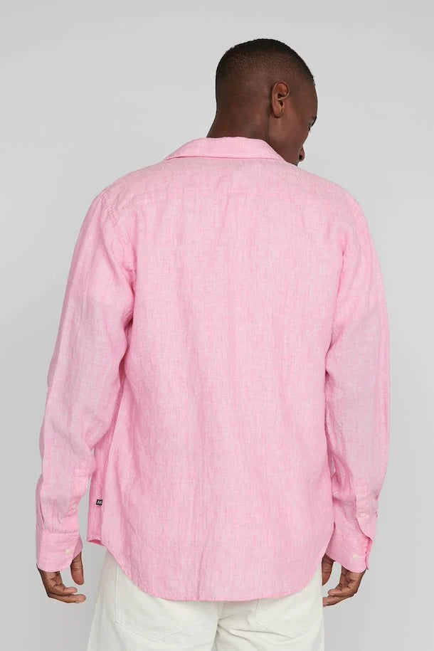 MATINIQUE Miesten Pellavapaita MARC SHORT LINEN Pinkki