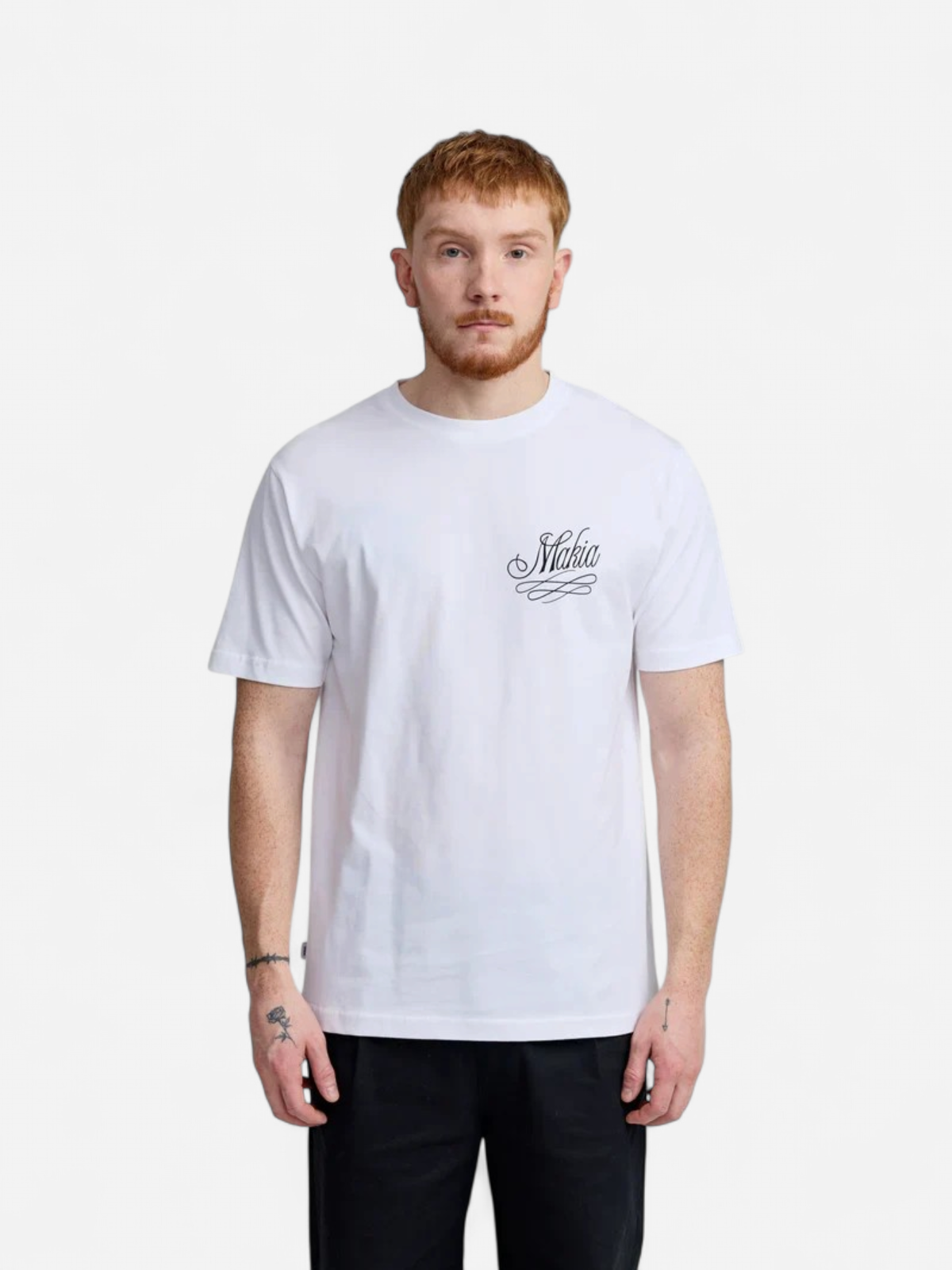 Makia miesten t-paita Mermaid T-shirt, valkoinen - Kekäle.fi