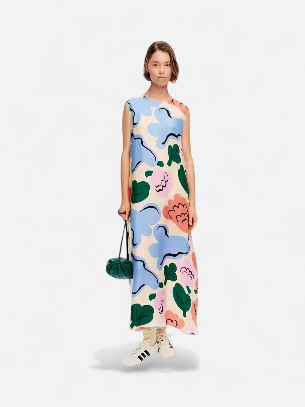 Marimekko naisten midimekko Migot Kukasta Kukkaan, monivärinen kuosi - Kekäle.fi
