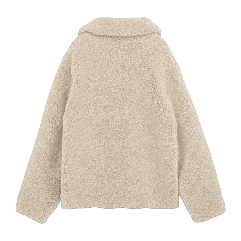 Makia naisten teddytakki Miisa Jacket, luonnonvalkoinen