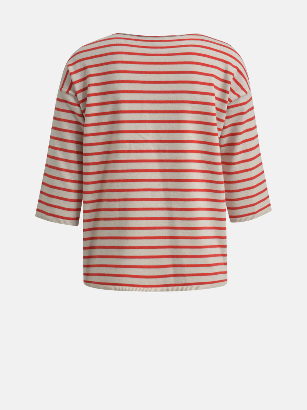milano-italy-naisten-neule-pullover-3-4-poppy-print-oranssiraita-5