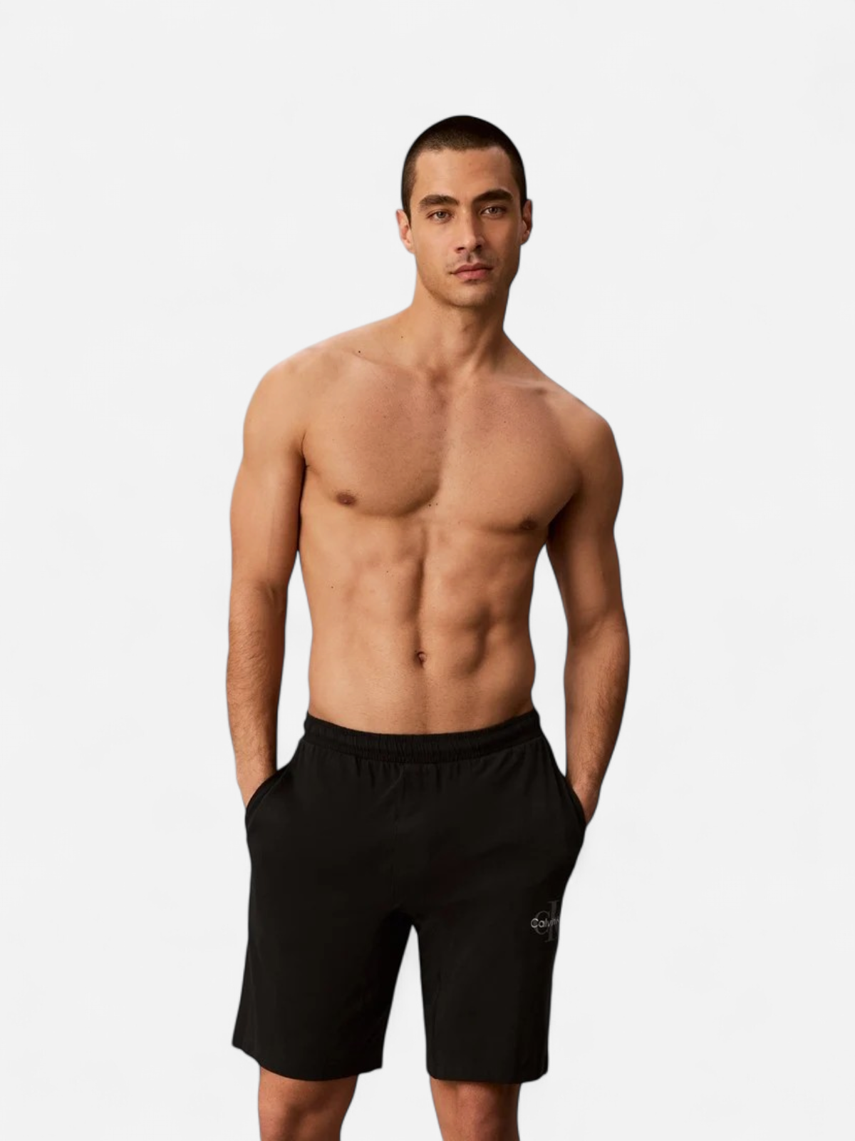 MONOGRAM SLEEP SHORT MUSTA - Kekäle.fi