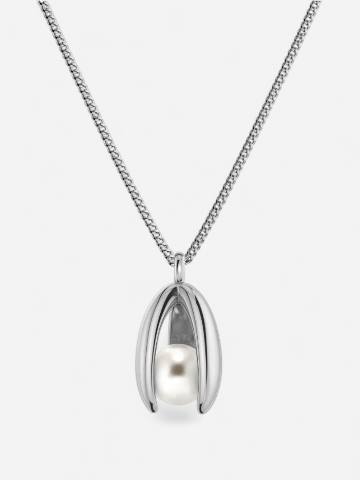 MOONRAVE NECKLACE L SILVER Silver - Kekäle.fi