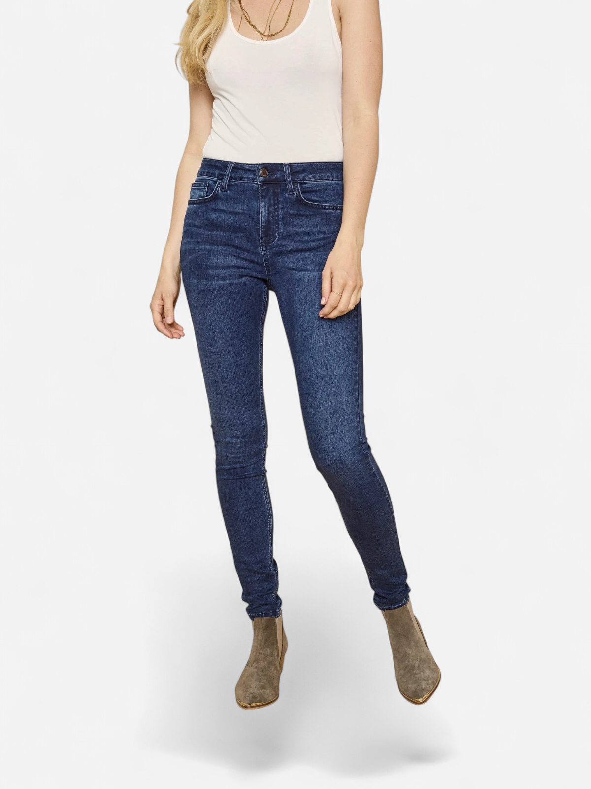 Mos Mosh, Alli Core Jeans, Farkut Indigo - Kekäle.fi