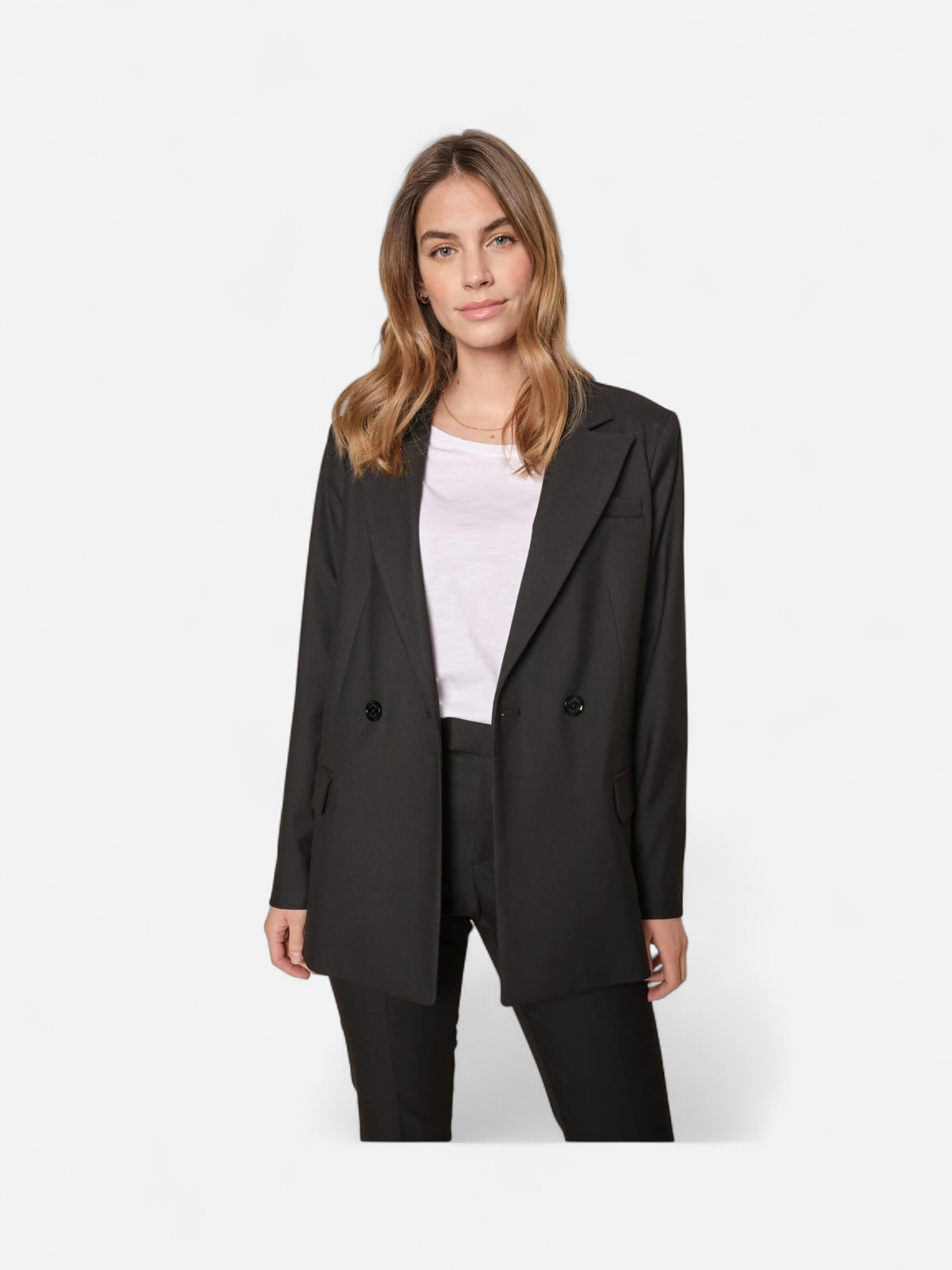 Mos Mosh Naisten Bleiseri WANDA TWIGGY BLAZER Musta - Kekäle.fi