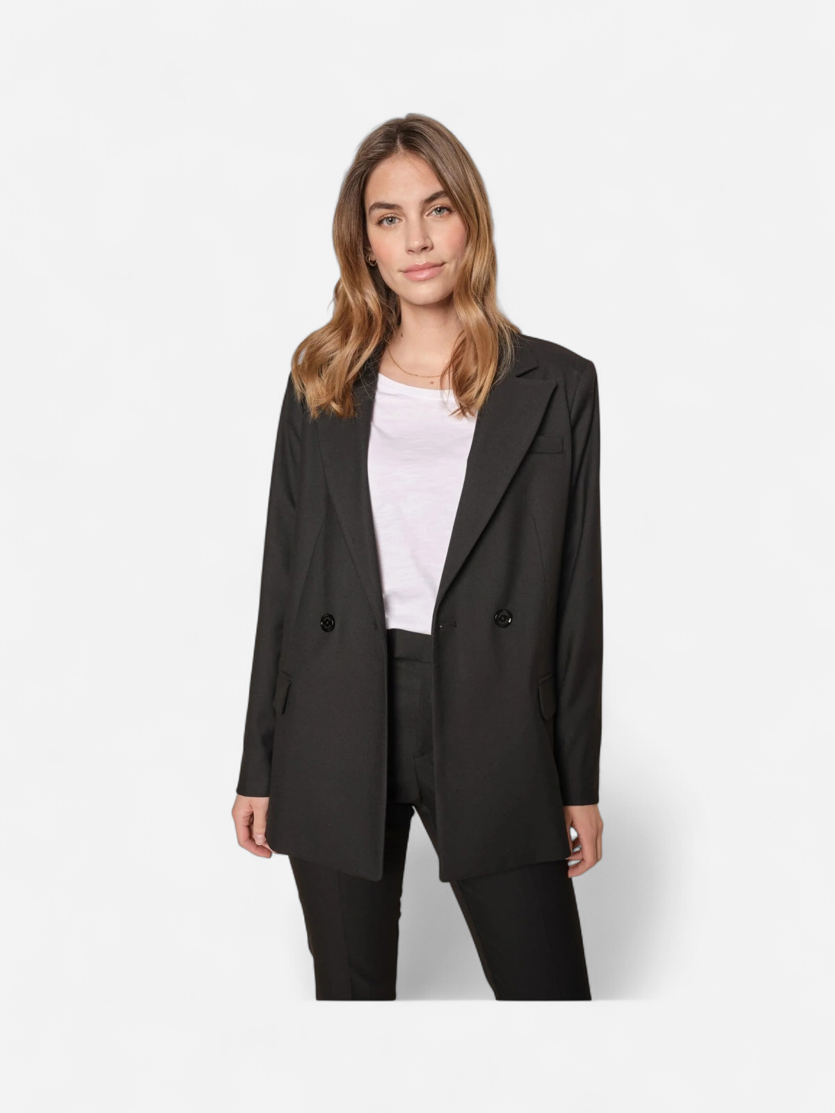 Mos Mosh Naisten Bleiseri WANDA TWIGGY BLAZER Musta - Kekäle.fi