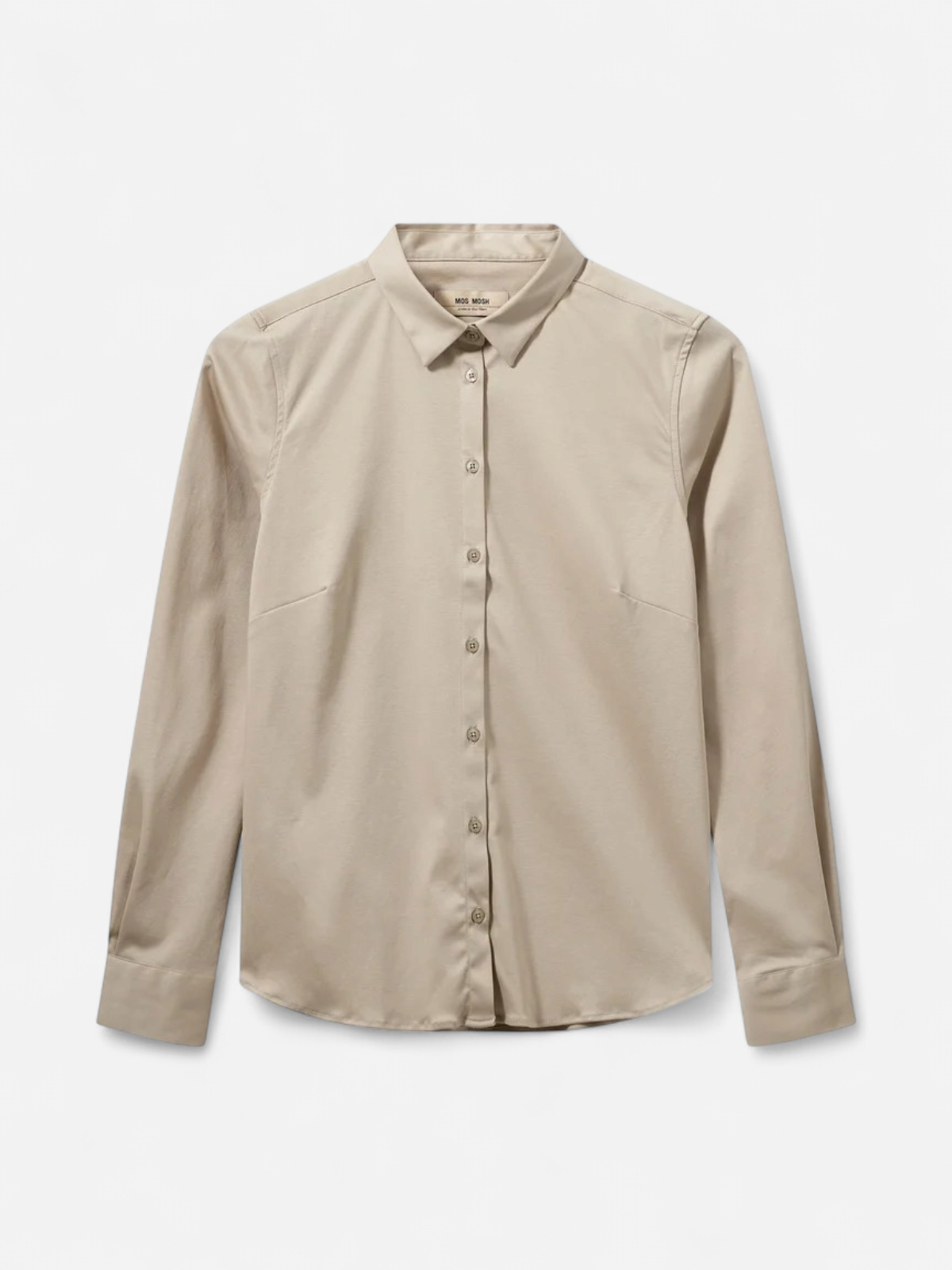 Mos Mosh Naisten Pitkähihainen Kauluspaita TINA JERSEY SHIRT Kitti - Kekäle.fi