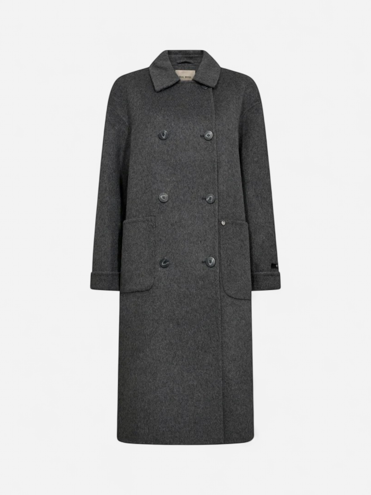 Mos Mosh naisten villakangastakki, MMLUCCA LOISA WOOL COAT Grafiitti - Kekäle.fi