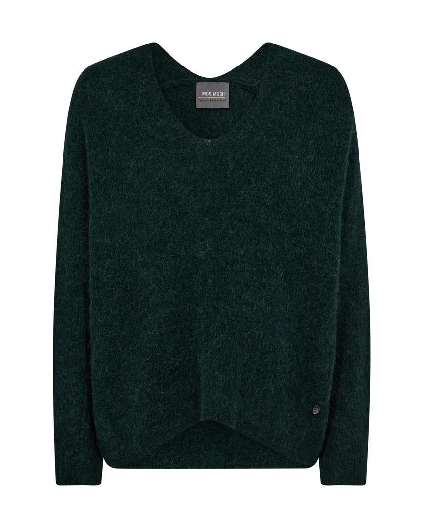 mos-mosh-neule-thora-v-neck-knit-tummanvihrea-1