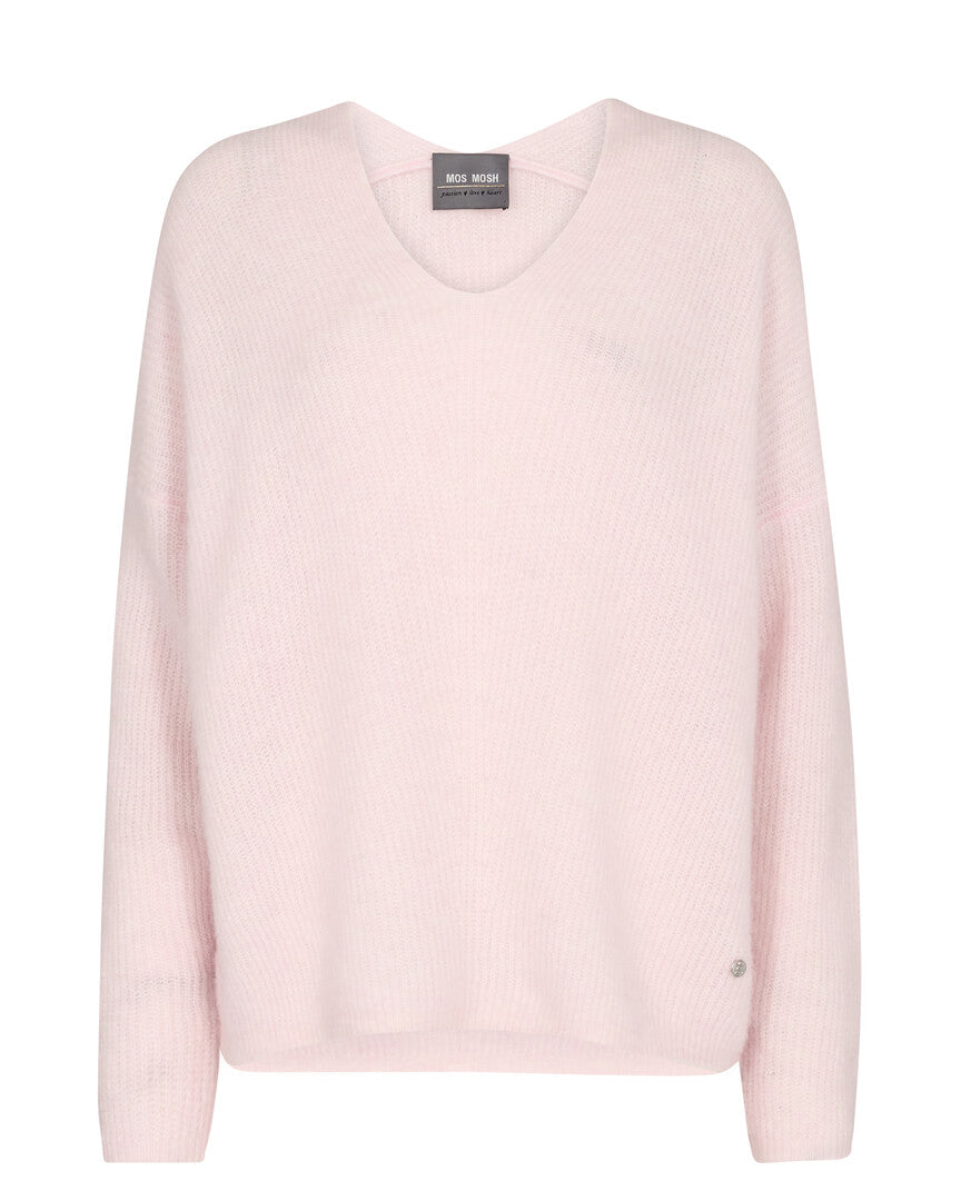 mos-mosh-neule-thora-v-neck-knit-vaaleanpunainen-1