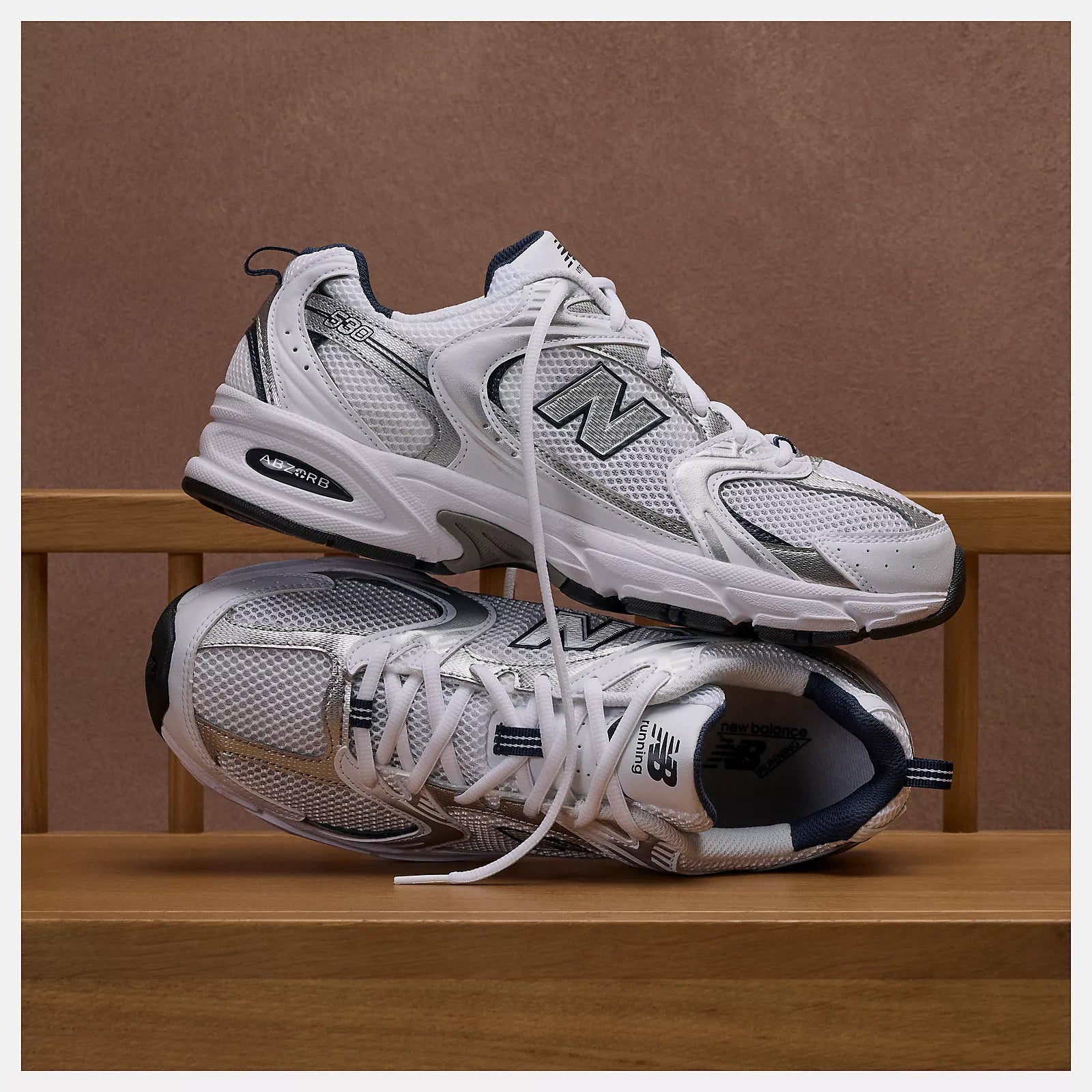 New Balance Tennarit, NEW BALANCE 530 WHITE/BLUE Valkoinen