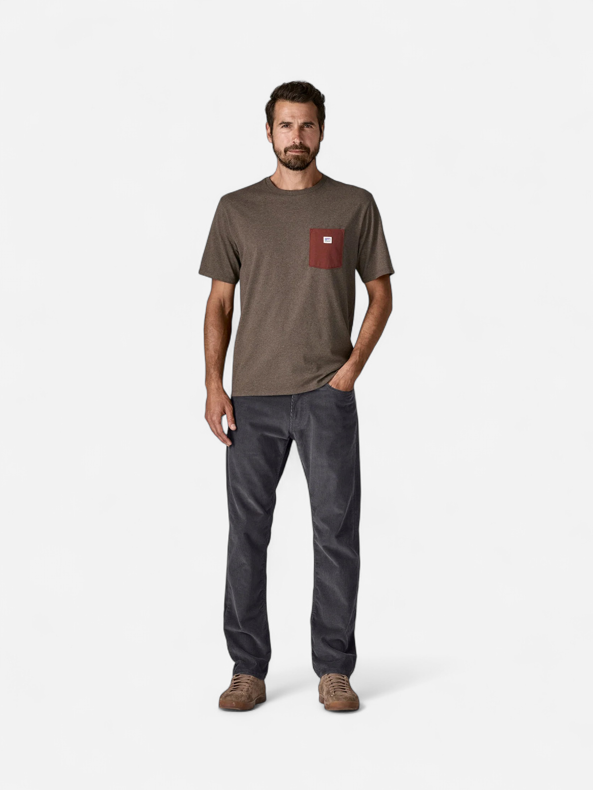 M's Organic Cotton Corduroy Jeans SININEN, INDIGO - Kekäle.fi