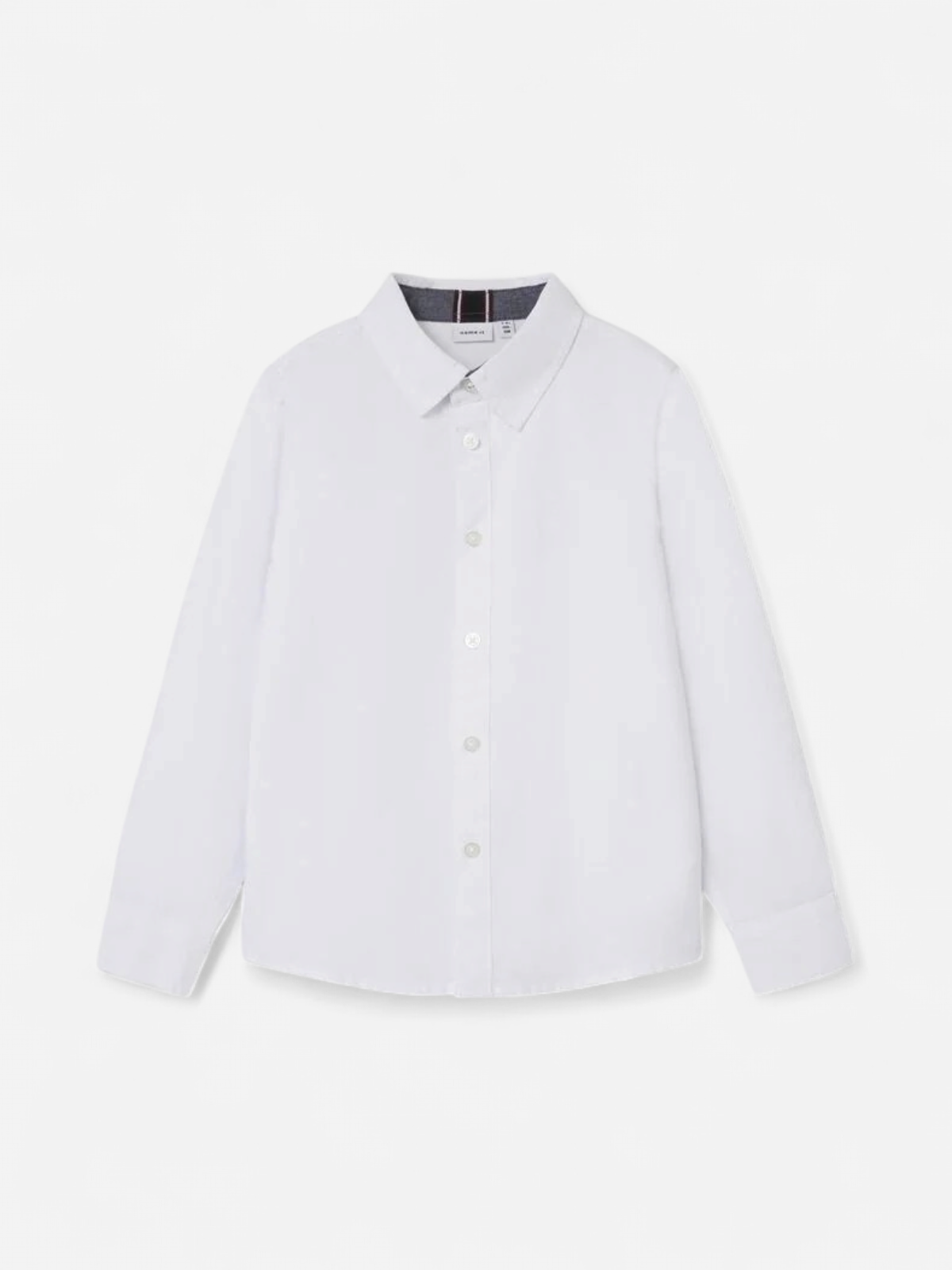 Name It kauluspaita, NKMNEWSA LS SHIRT  Valkoinen - Kekäle.fi