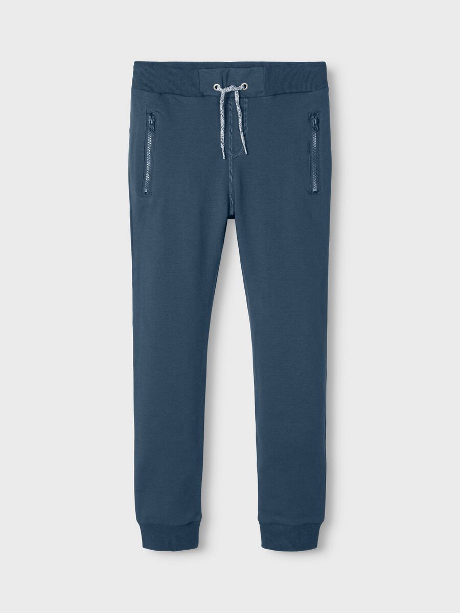 Name It Lasten Collegehousut, Kids Nithonk Brushed Sininen