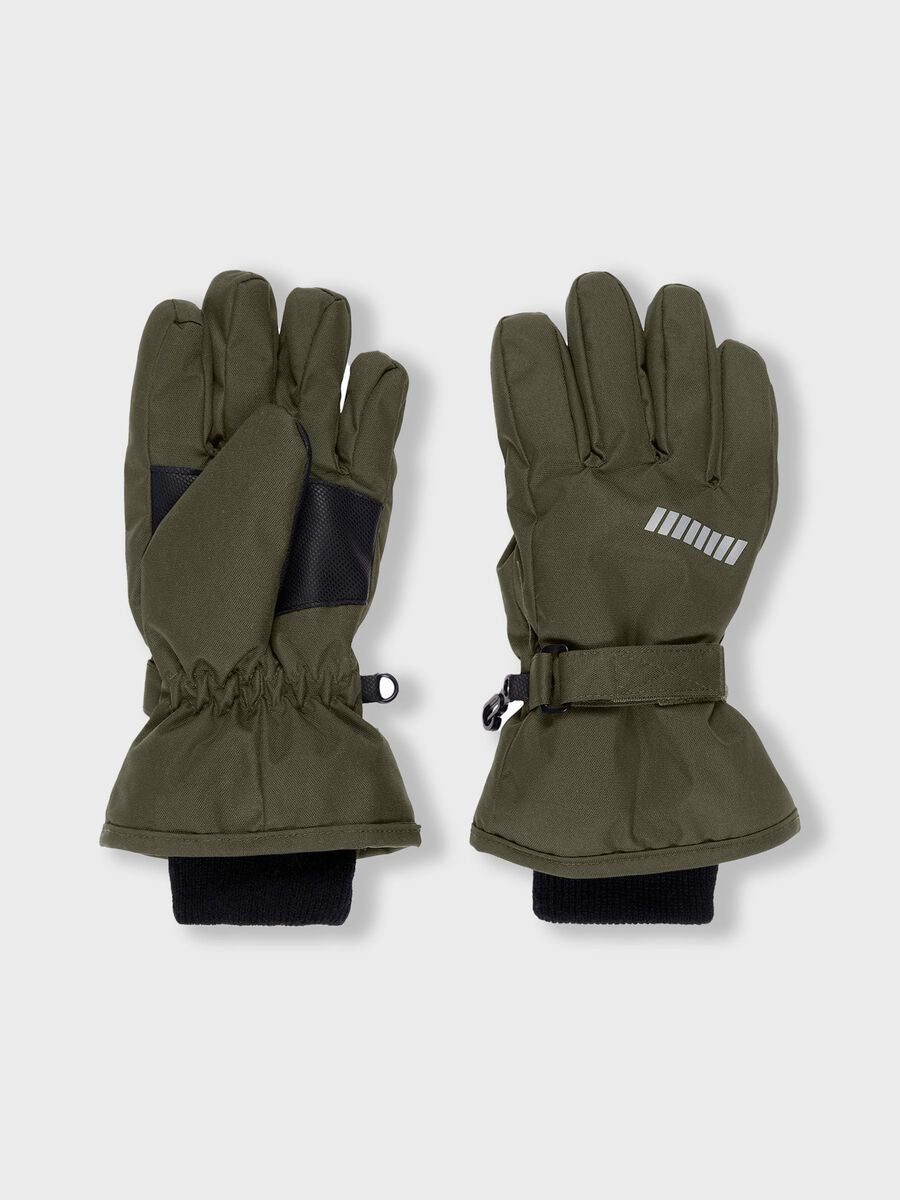 name-it-lasten-hanskat-nknsnow-10-gloves-armeijanvihrea-1