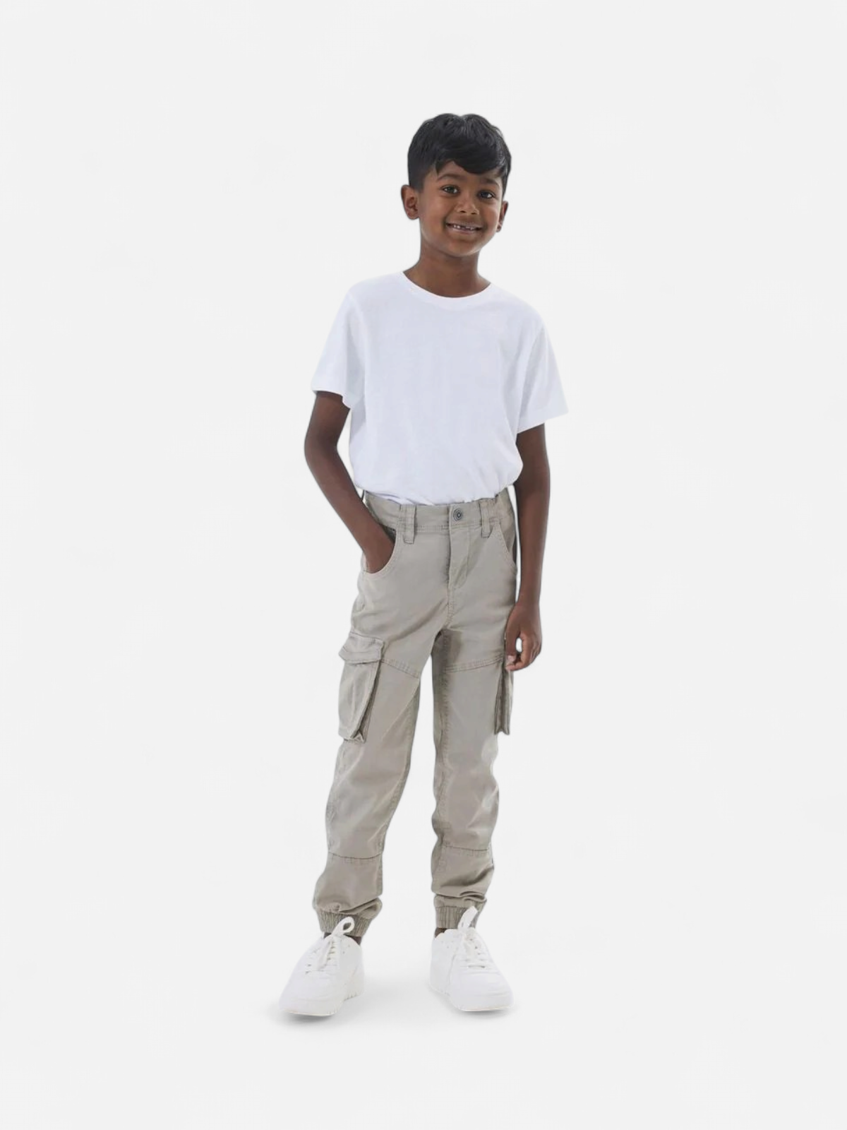 Name It Lasten Housut, Bamgo Reg Twill Harmaa - Kekäle.fi