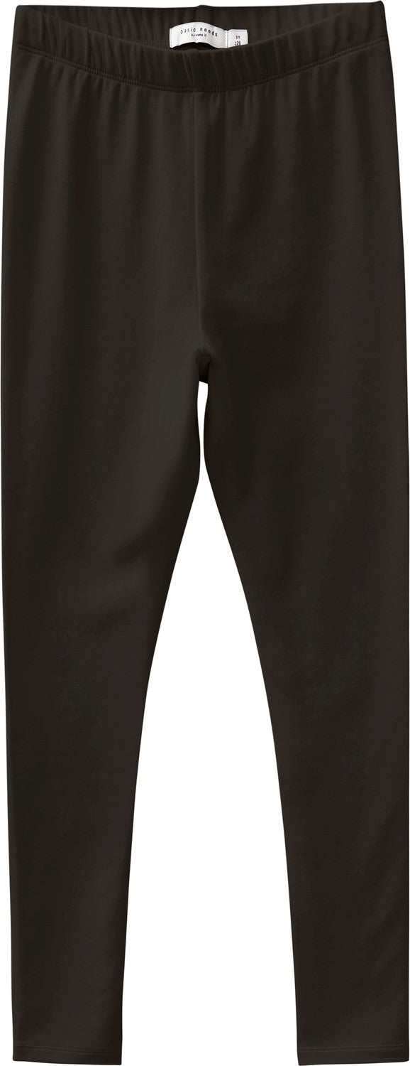 Name It, Lasten Leggingsit, Nkfdavina Solid Swe Legging Bru Musta