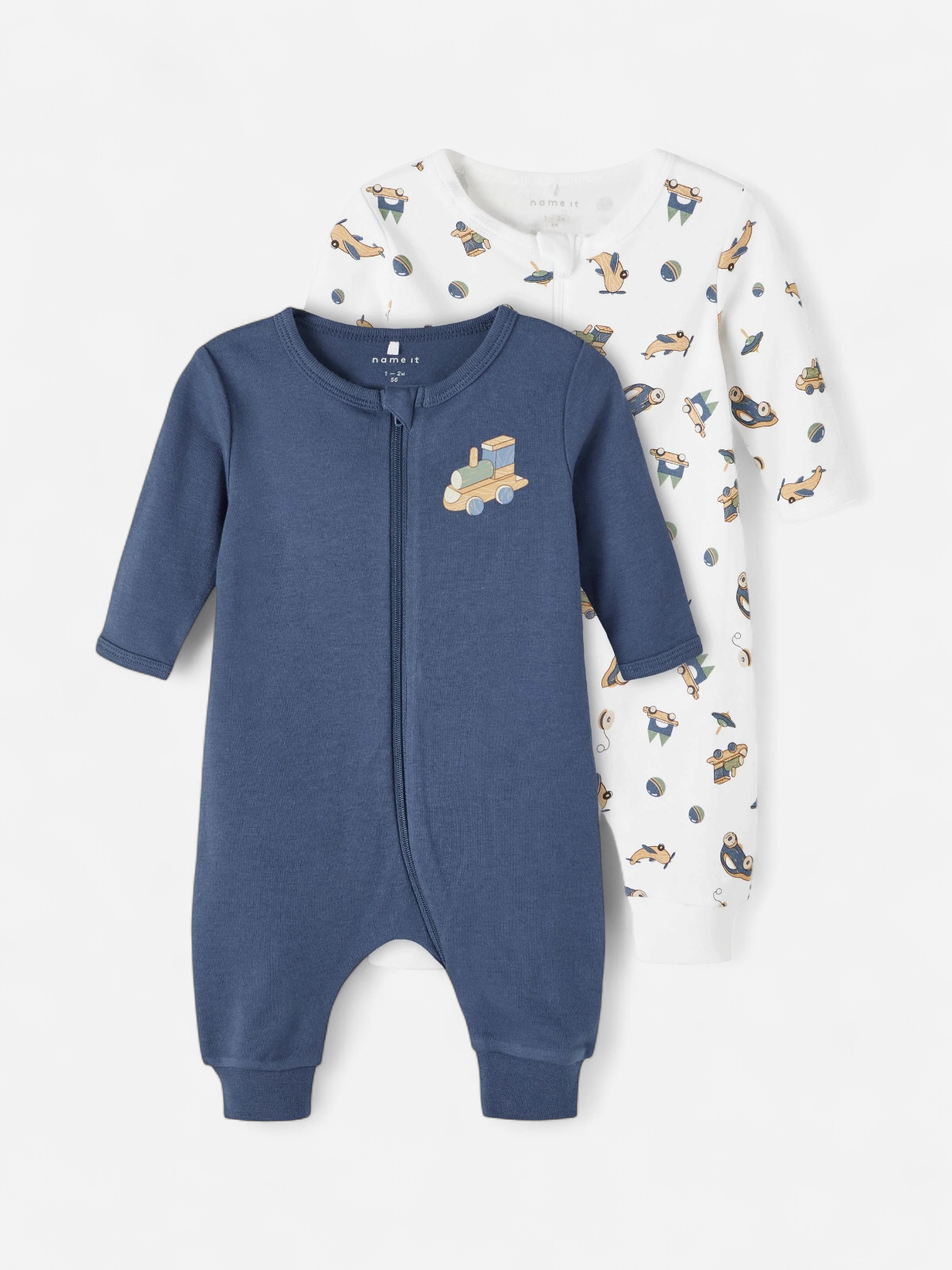 Name It lasten pyjamat Nightsuit 2P Zip Airplane, Peyote - Kekäle.fi