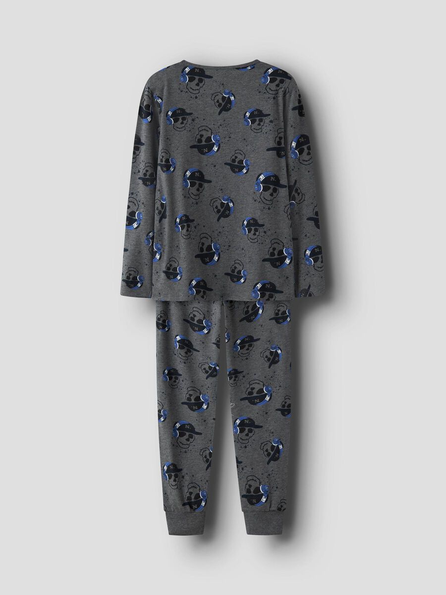 name-it-lasten-pyjama-nkmnightset-dark-grey-skull-tummanharmaa-3