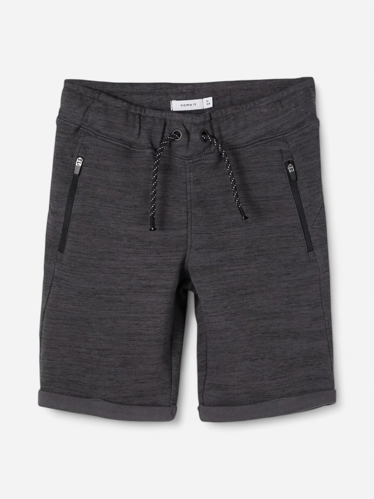 Name It lasten shortsit, NKMSCOTT SWE LONG SHORTS Meleerattu Grafiitti - Kekäle.fi