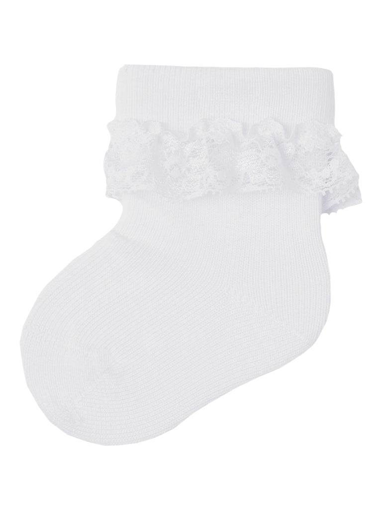 Name It lasten sukat, NBFOPAGNA SOCK Valkoinen