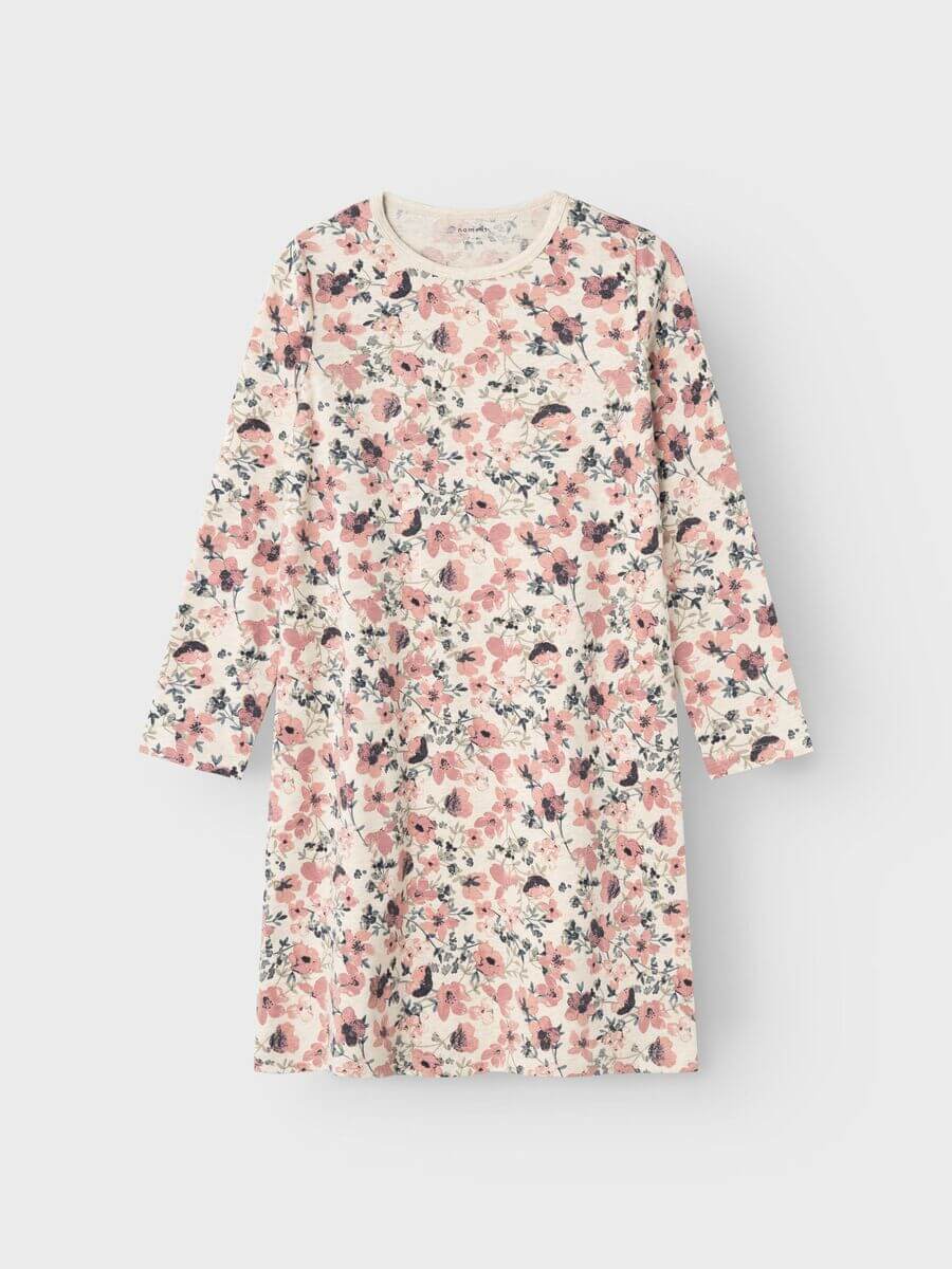 name-it-lasten-yoasu-nkfnightgown-ls-nostalgia-flower-vaaleanpunainen-kuosi-1