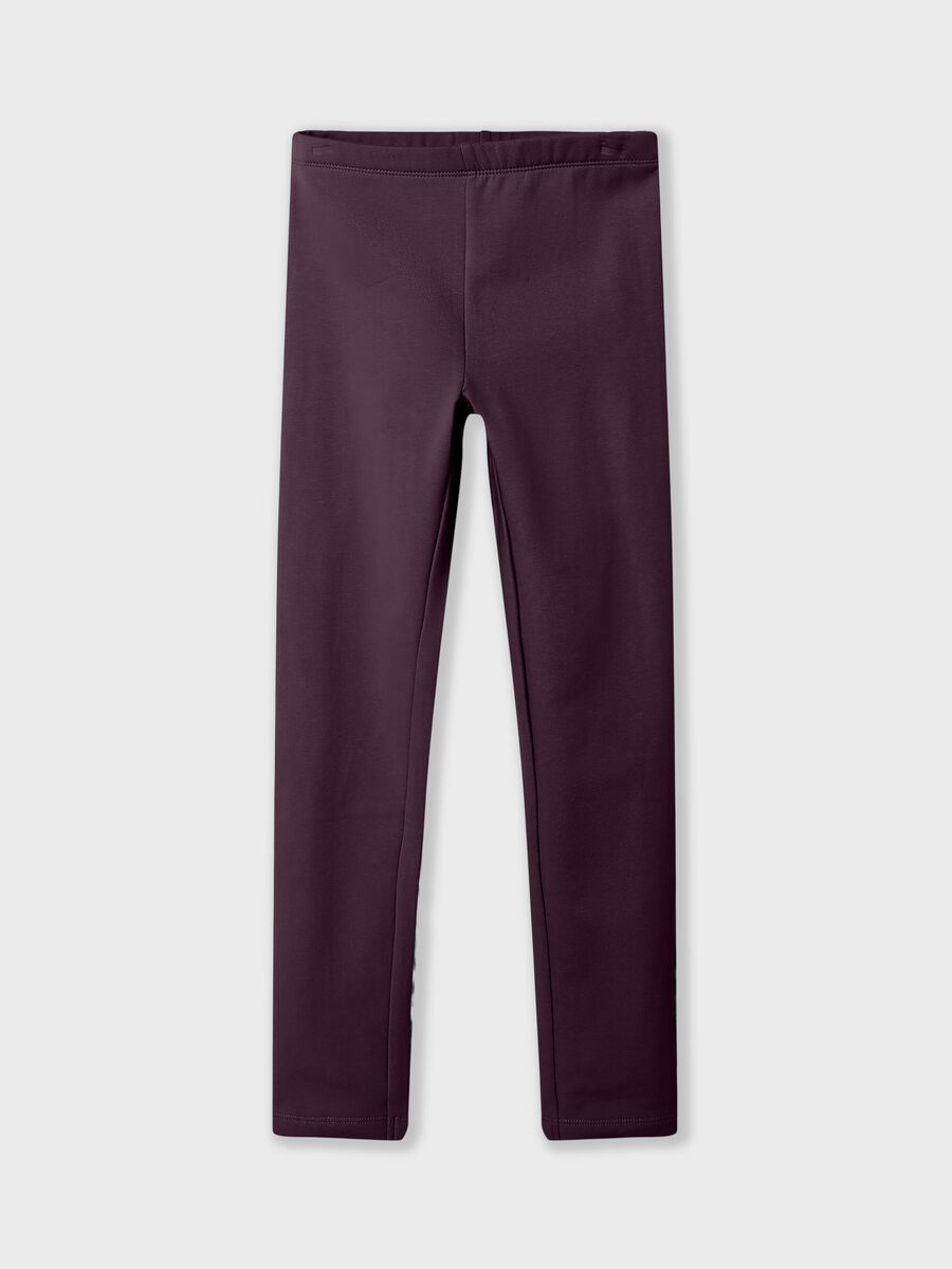 name-it-tyttojen-leggingsit-viininpunainen-1