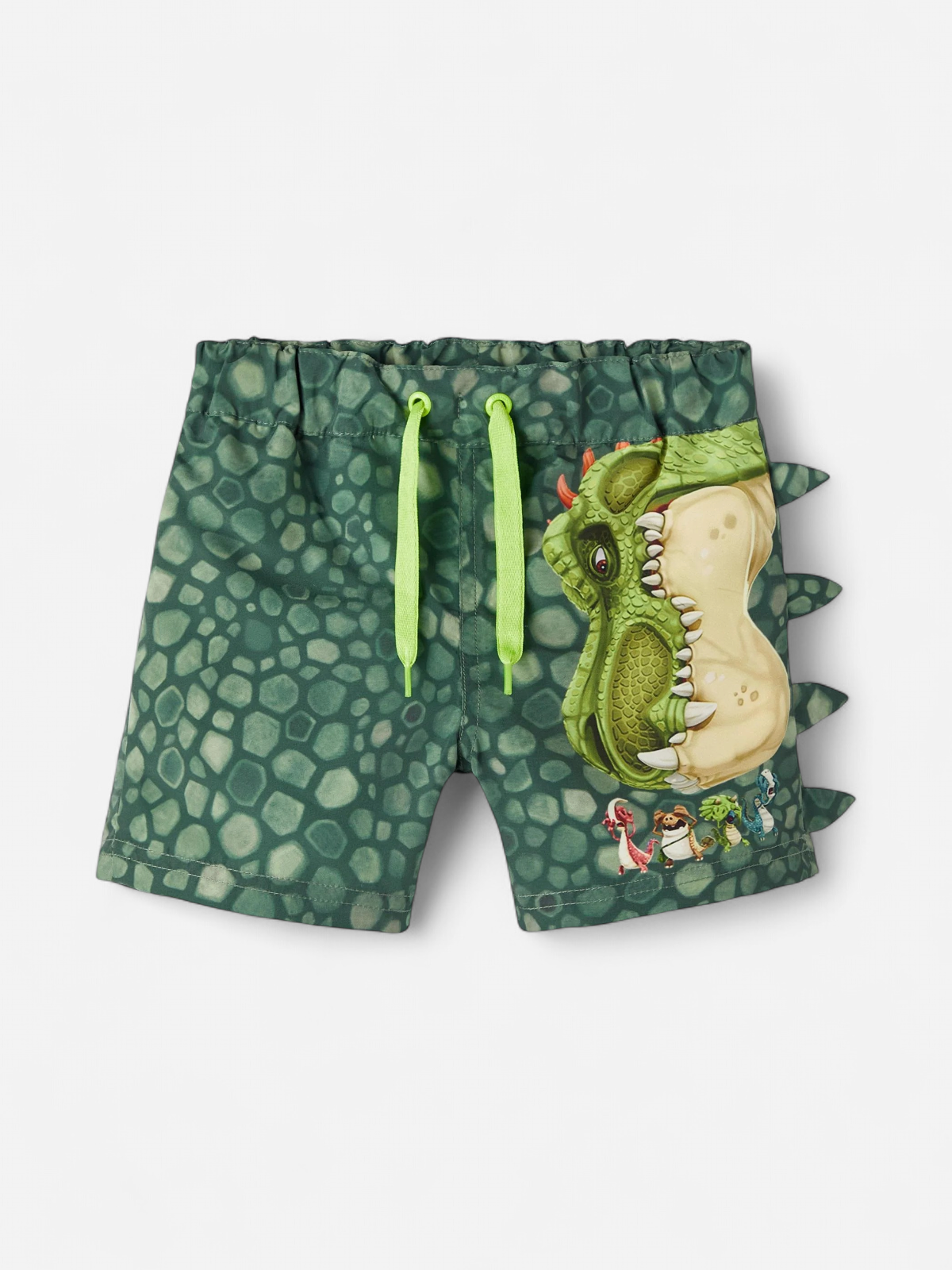 Name It uimashortsit Mad Gigantosaurus Long Swimshorts, armeijanvihreä - Kekäle.fi