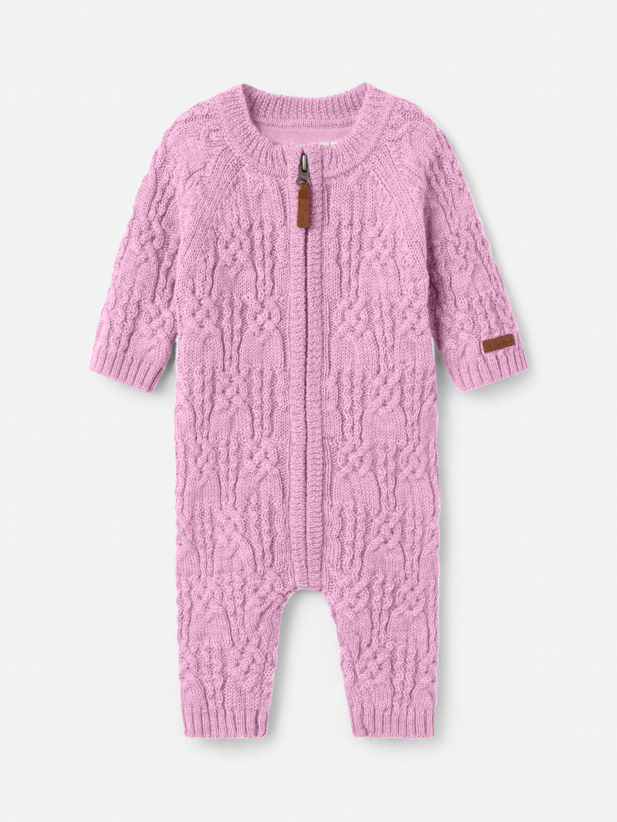 NBFWRILLA WOOL LS KNIT SUIT VAALEANPUNAINEN - Kekäle.fi