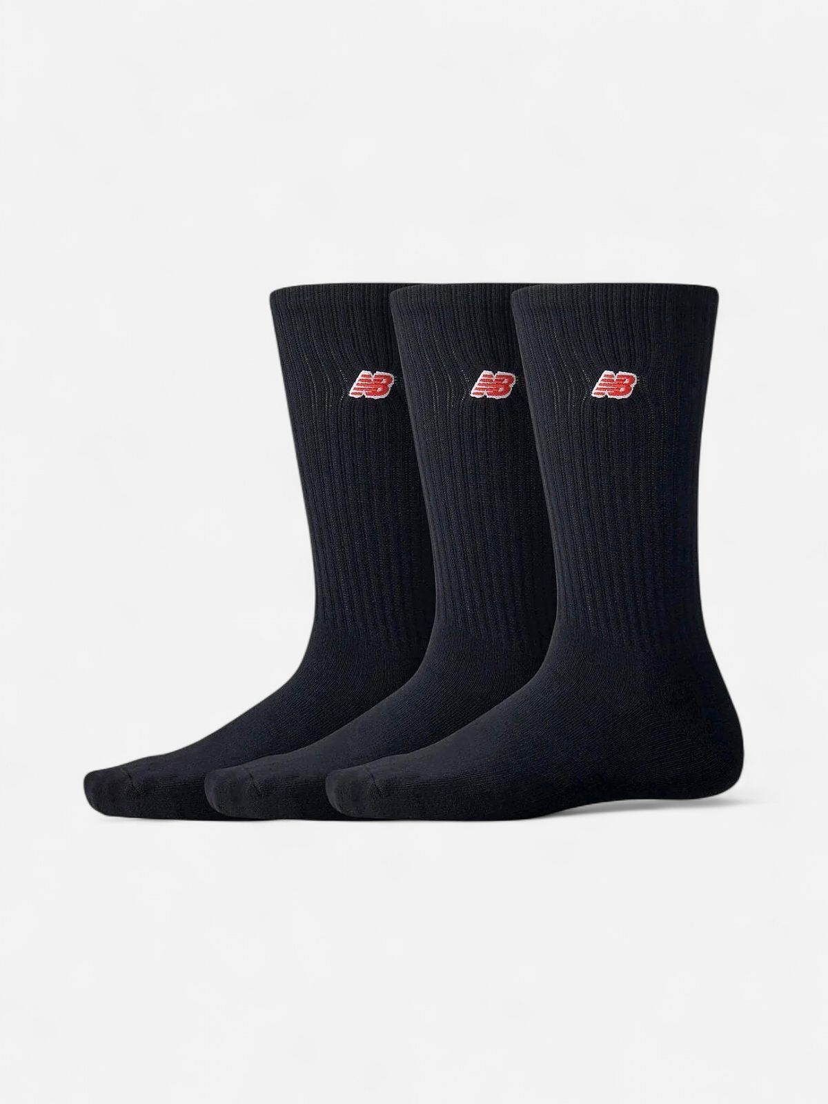 New Balance Sukat 3-Pack, NB PATCH  LOGO CREW 3-PACK NOS Musta - Kekäle.fi