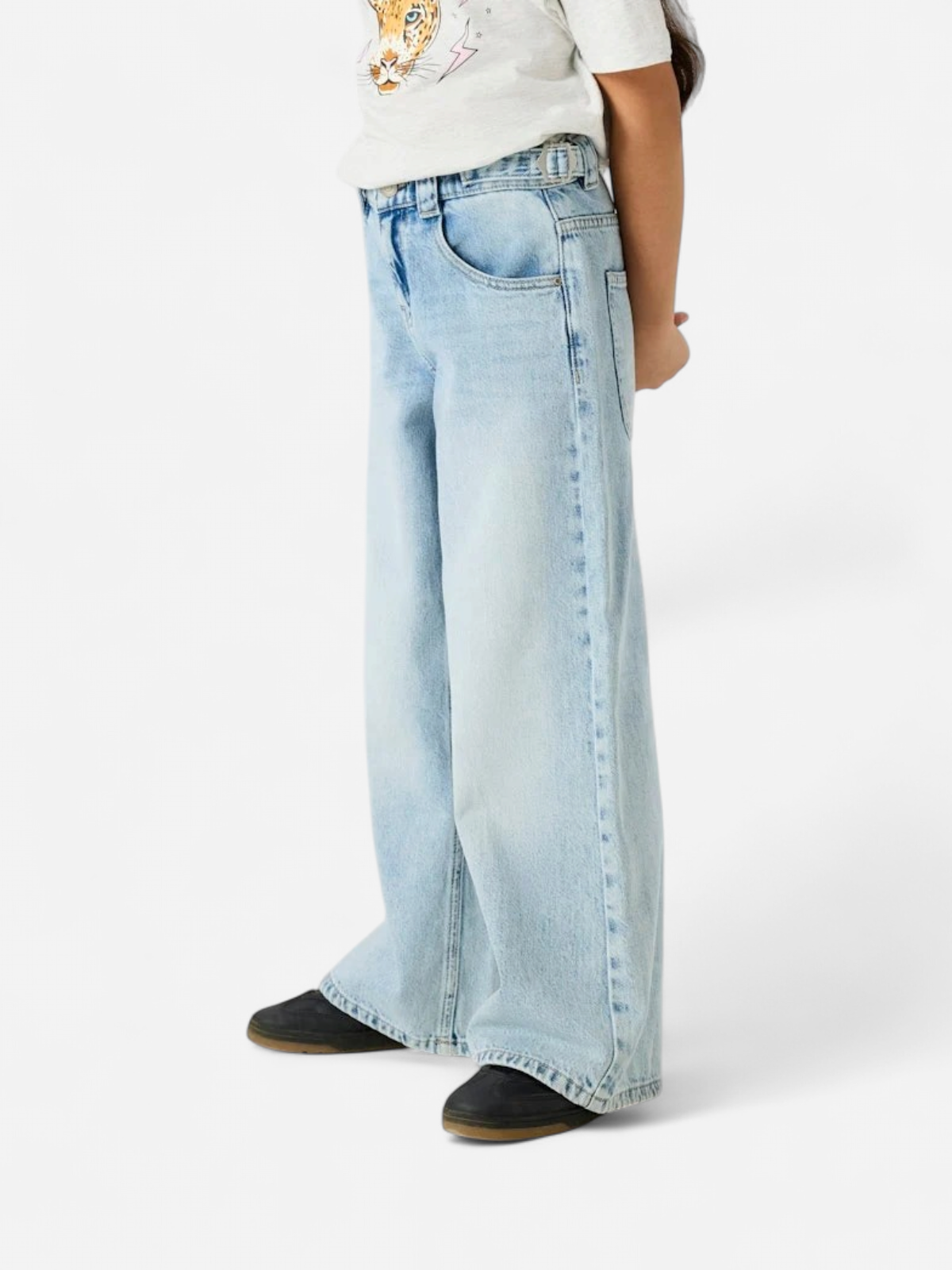 Name It lasten farkut NKFBELLA SKATER BUCKLE JEANS, vaaleansininen - Kekäle.fi