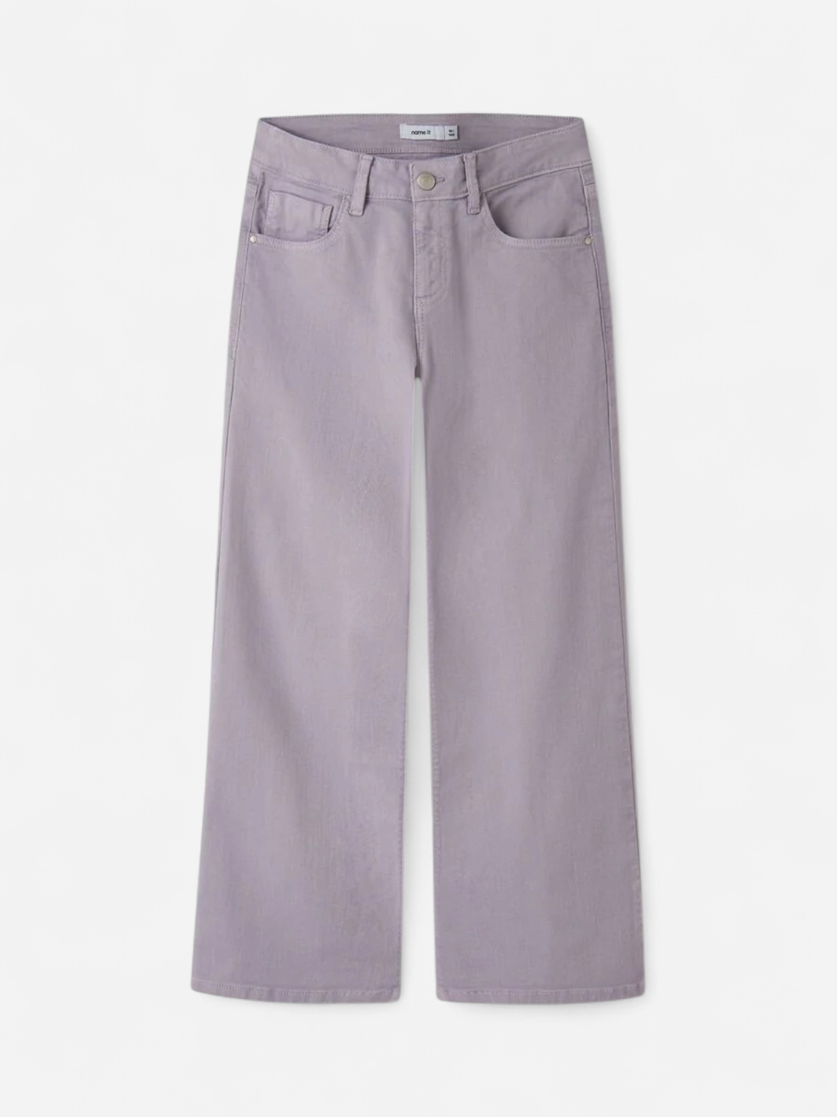 Name It lasten housut NKFROSE WIDE TWI PANT, vaalea lila - Kekäle.fi
