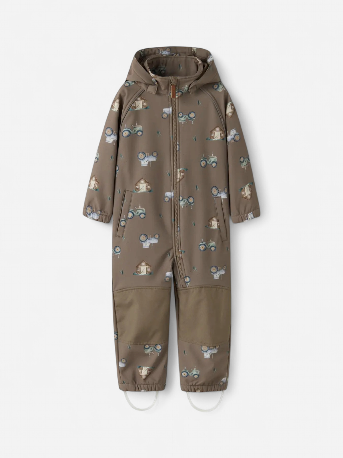 NMMALFA08 SOFTSHELL SUIT NOOS BEIGE - Kekäle.fi